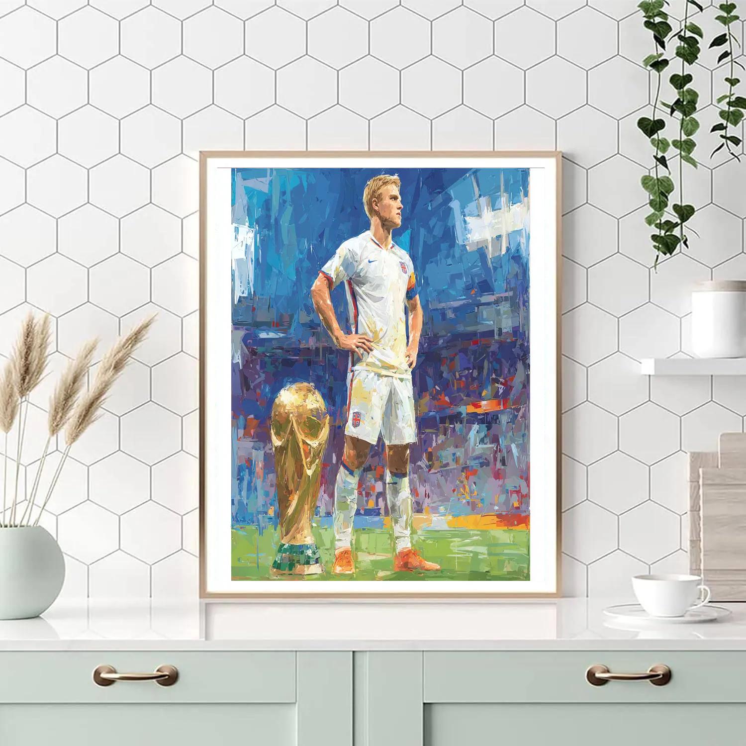 Fifa 2026 Haaland Ice Paint by numbers art