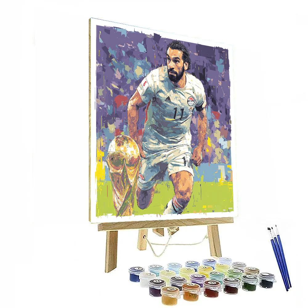 Fifa 2026 Salah Lights Number painting