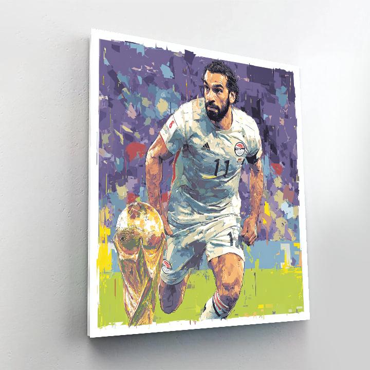 Fifa 2026 Salah Lights Number painting