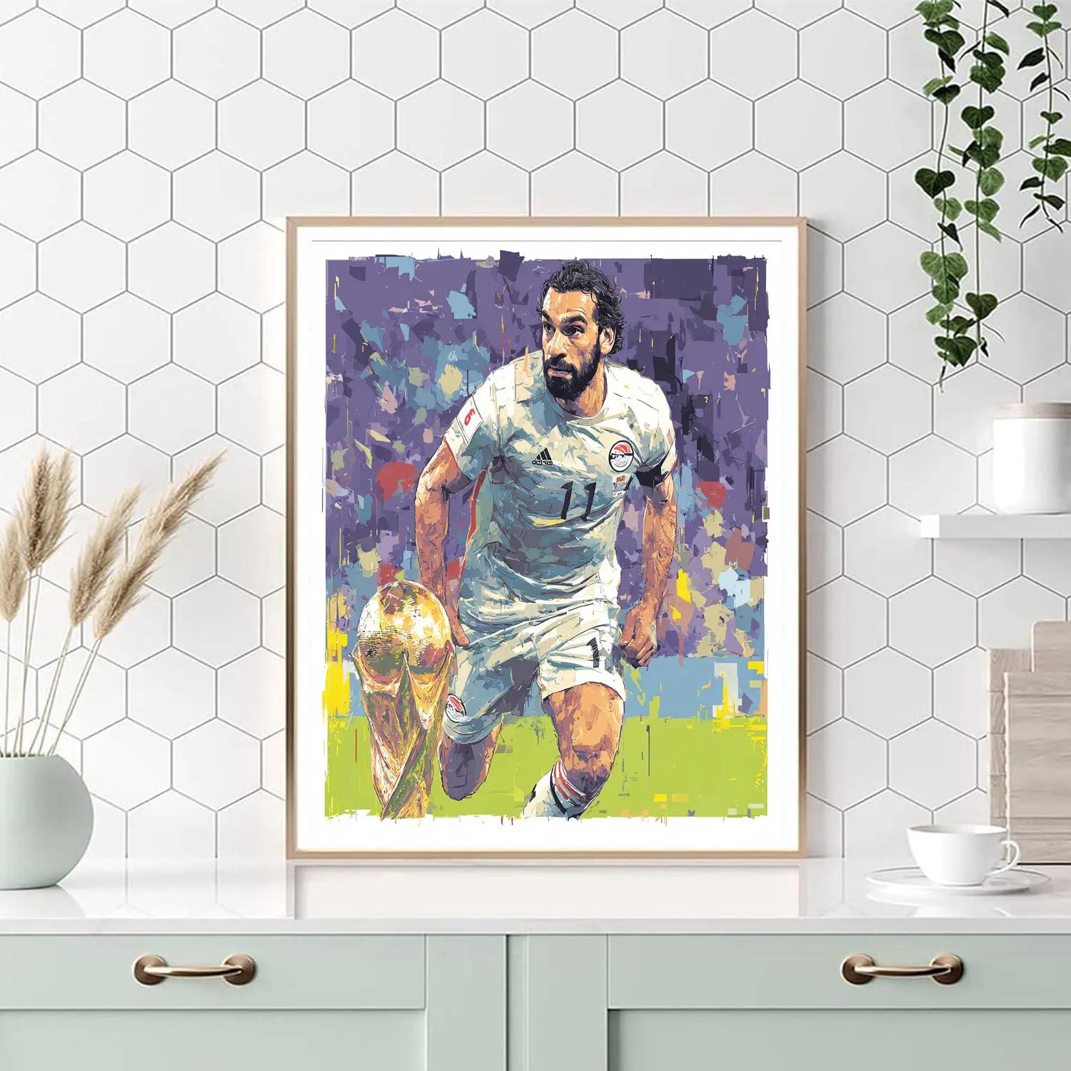 Fifa 2026 Salah Lights Number painting