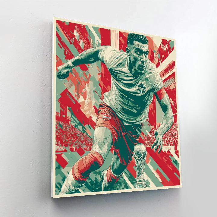 Davies Fifa 2026 Speed Painting by numbers kit