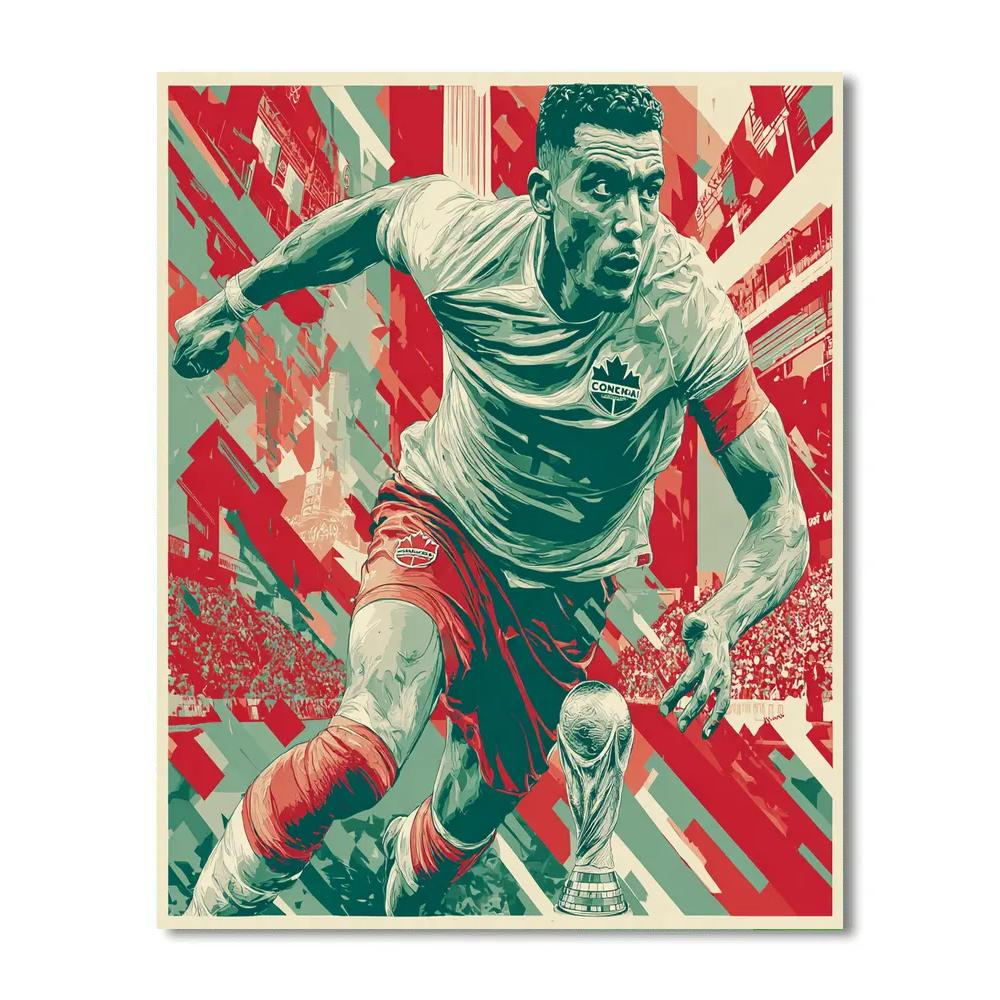 Davies Fifa 2026 Speed Painting by numbers kit