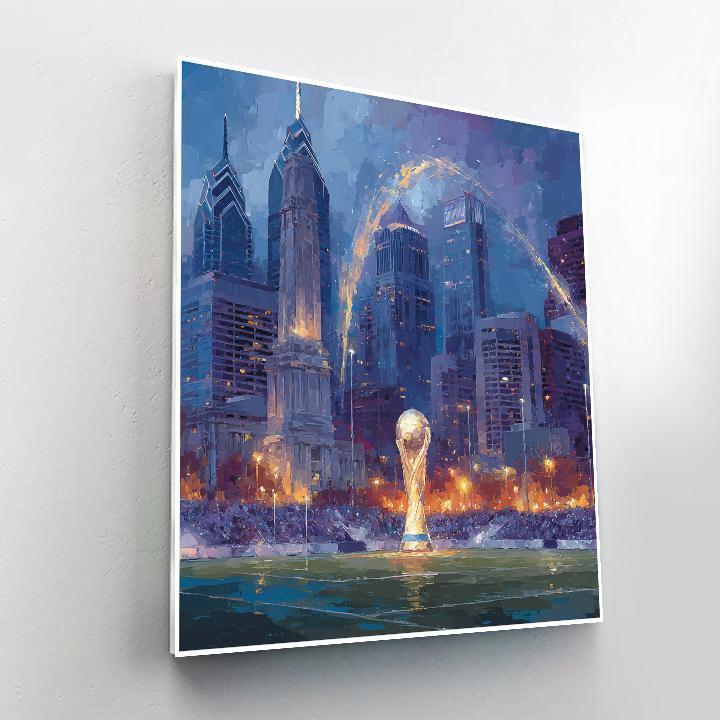 Philadelphia Fifa 2026 Glow DIY paint by numbers