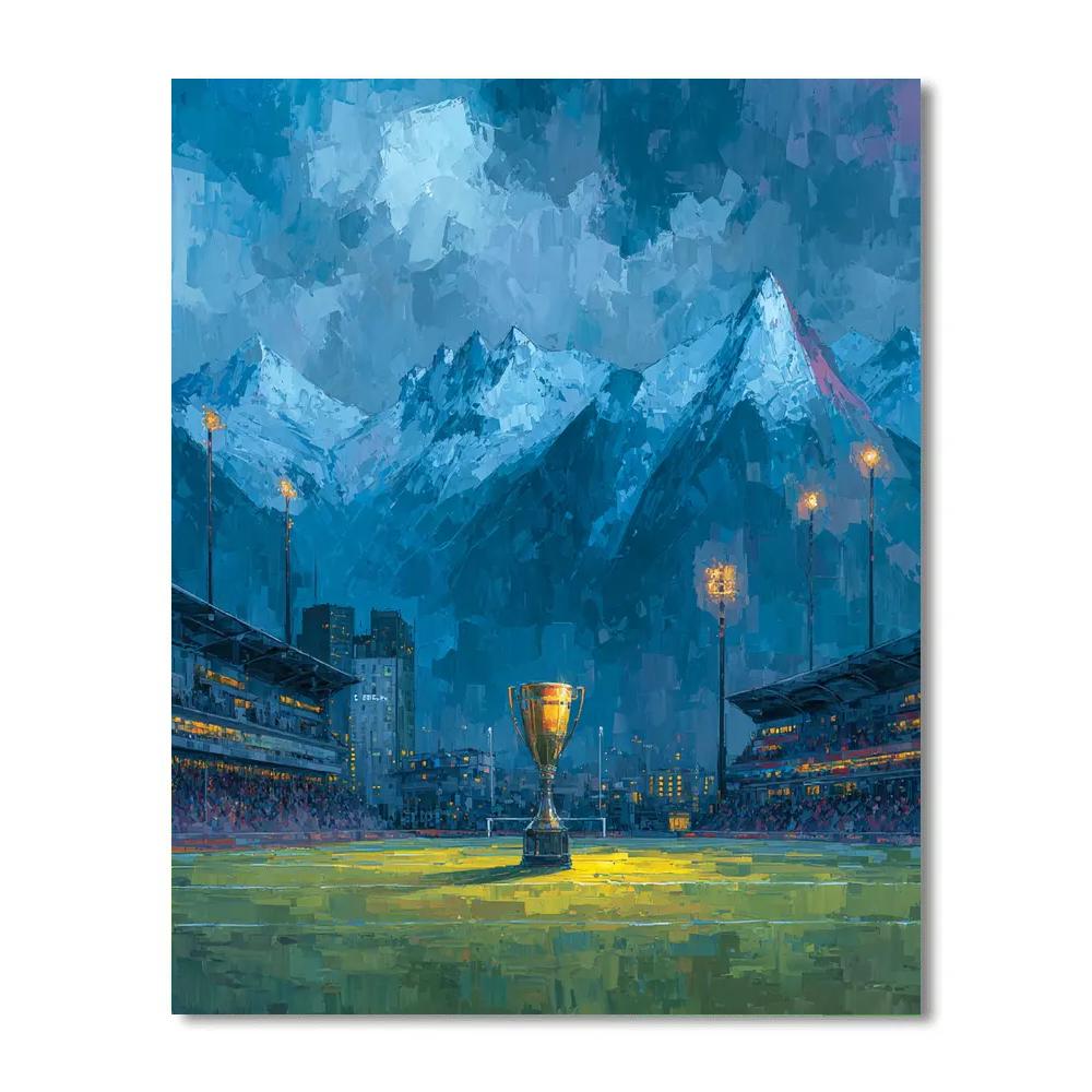 Vancouver Fifa 2026 Blue Paint by numbers kits