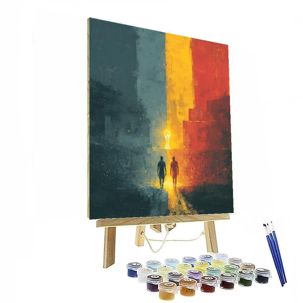 Fifa 2026 Belgium Vs Egypt Numbered painting kits