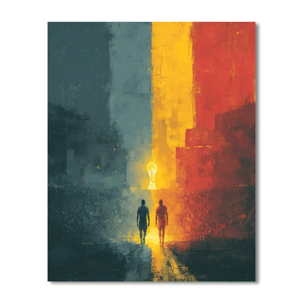 Fifa 2026 Belgium Vs Egypt Numbered painting kits