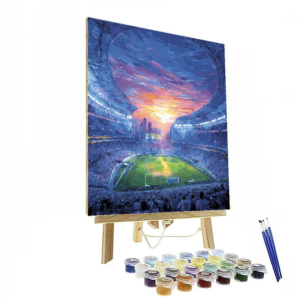 Fifa 2026 Trophy Aurora painting number kit