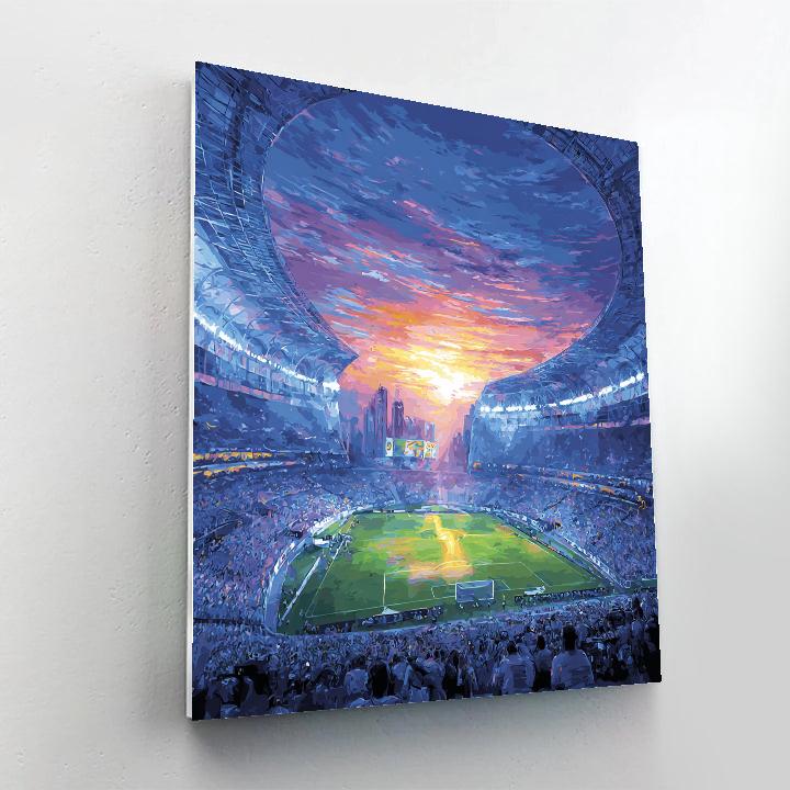 Fifa 2026 Trophy Aurora painting number kit