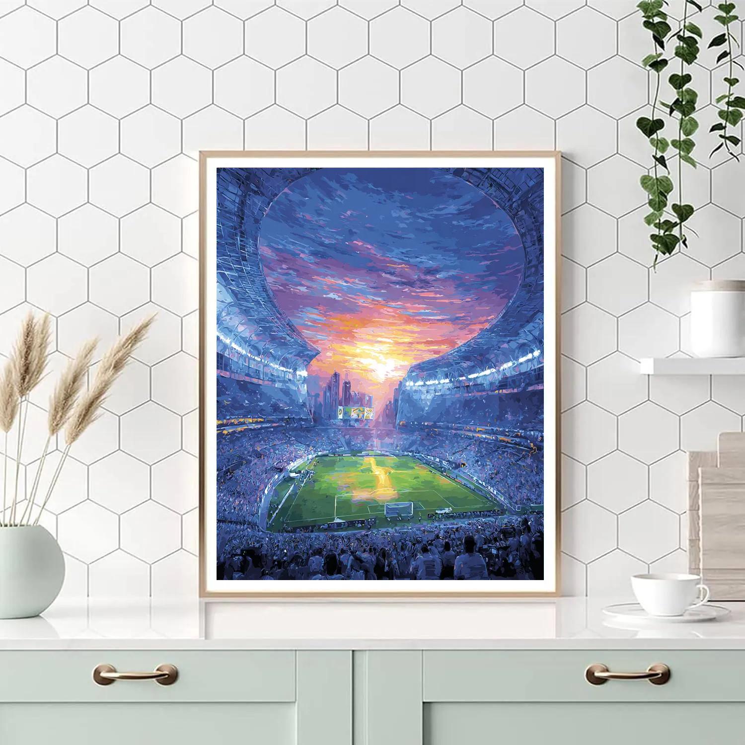 Fifa 2026 Trophy Aurora painting number kit
