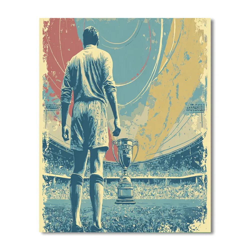 Fifa 2026 Haaland Ice paint by number