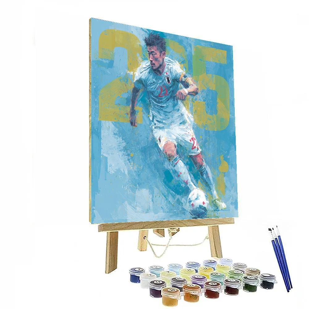 Mitoma Fifa 2026 Blue Paint by numbers kits