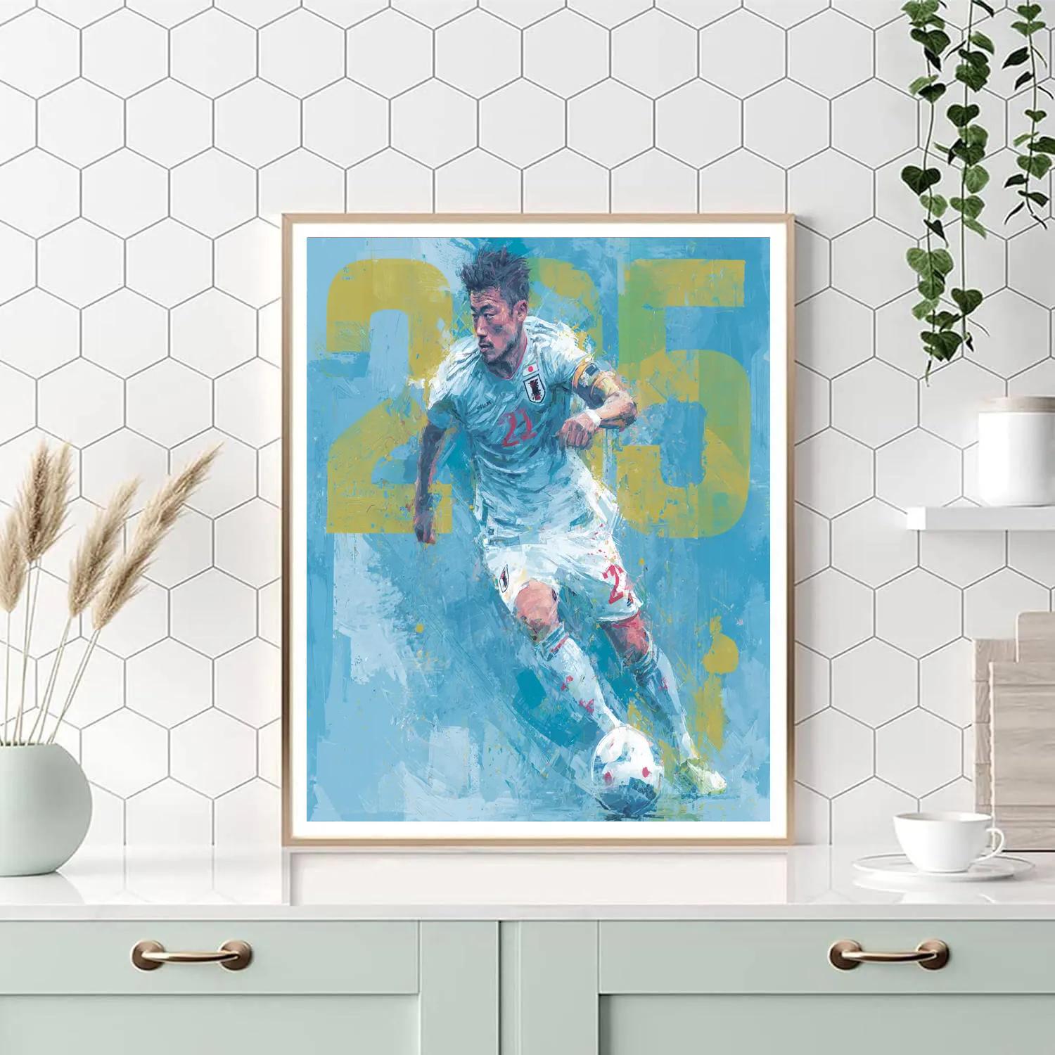 Mitoma Fifa 2026 Blue Paint by numbers kits