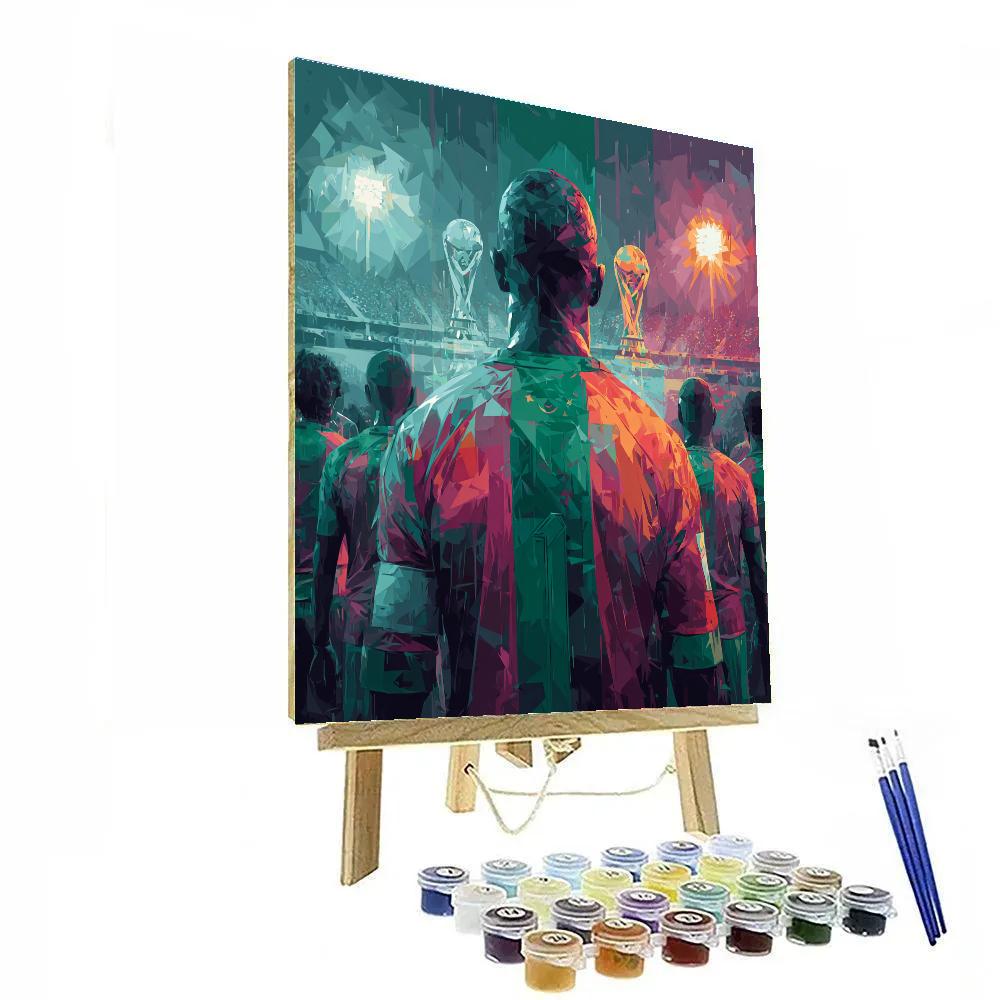 Morocco Fifa 2026 Atlas paint by color