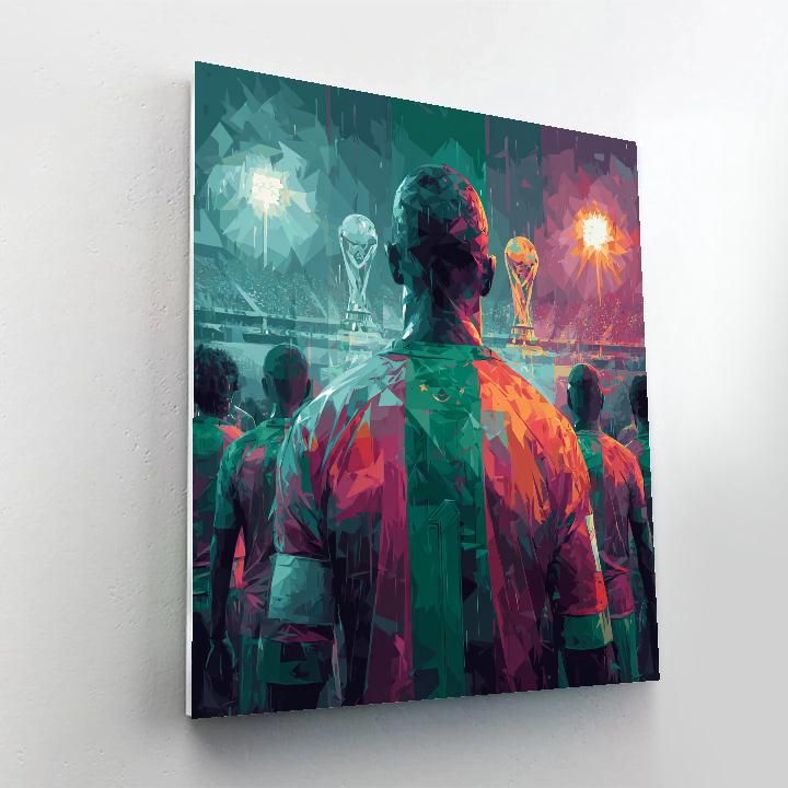 Morocco Fifa 2026 Atlas paint by color