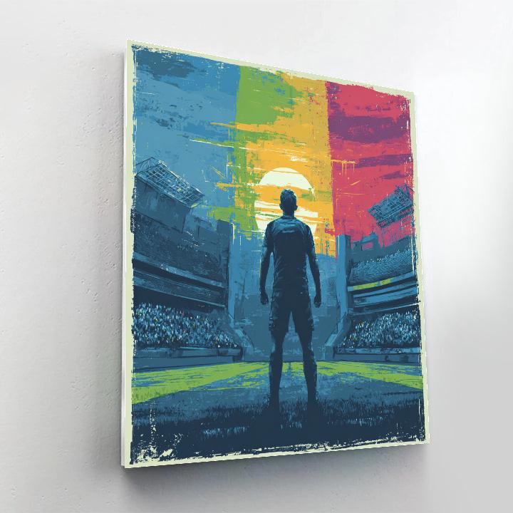 Uzbekistan Fifa 2026 Dawn Number painting