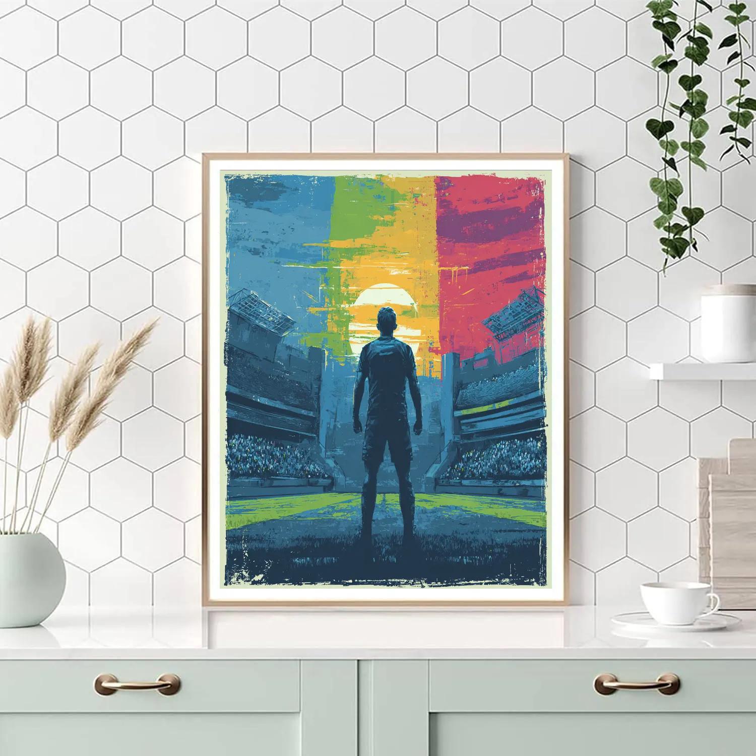Uzbekistan Fifa 2026 Dawn Number painting