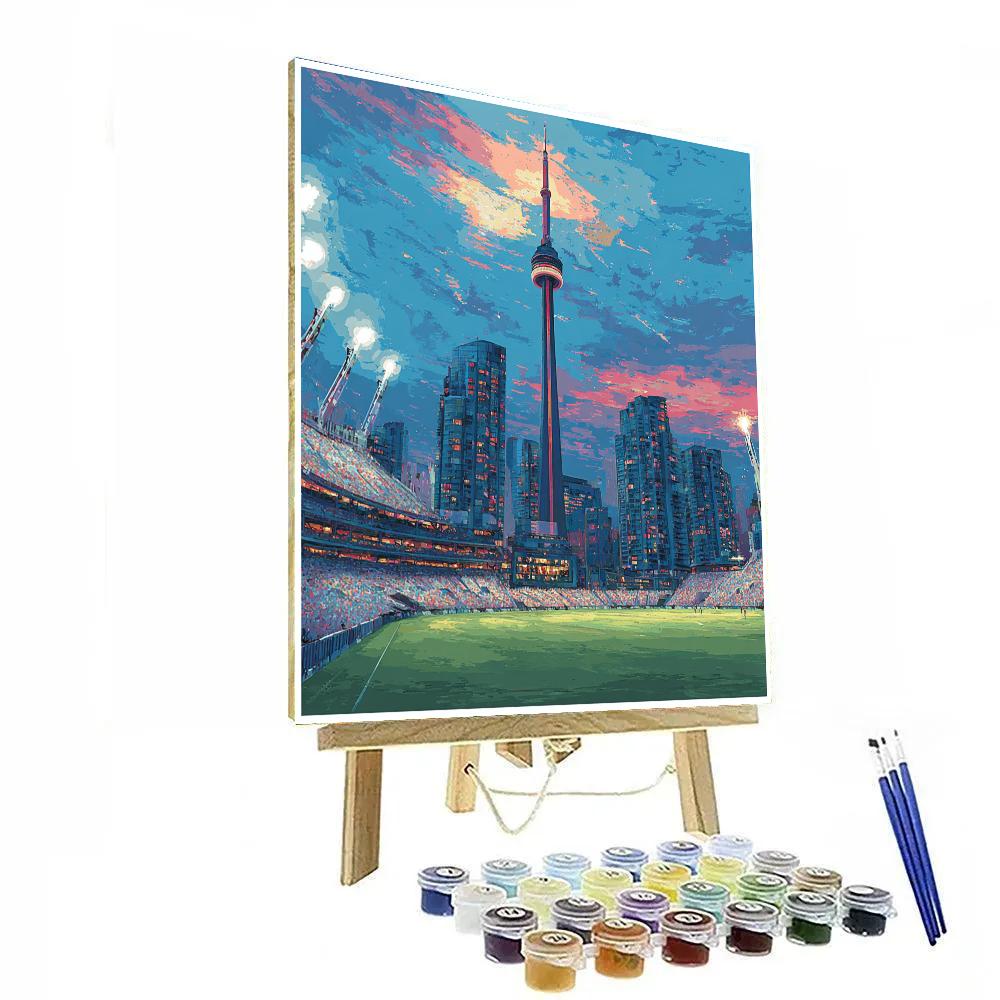 Toronto Fifa 2026 Glow Paint by numbers art