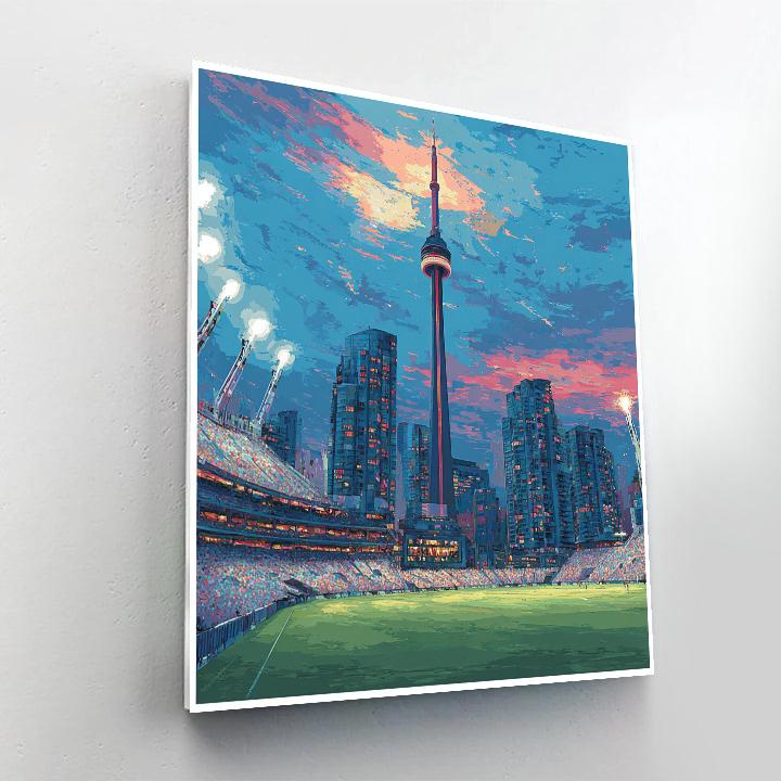 Toronto Fifa 2026 Glow Paint by numbers art