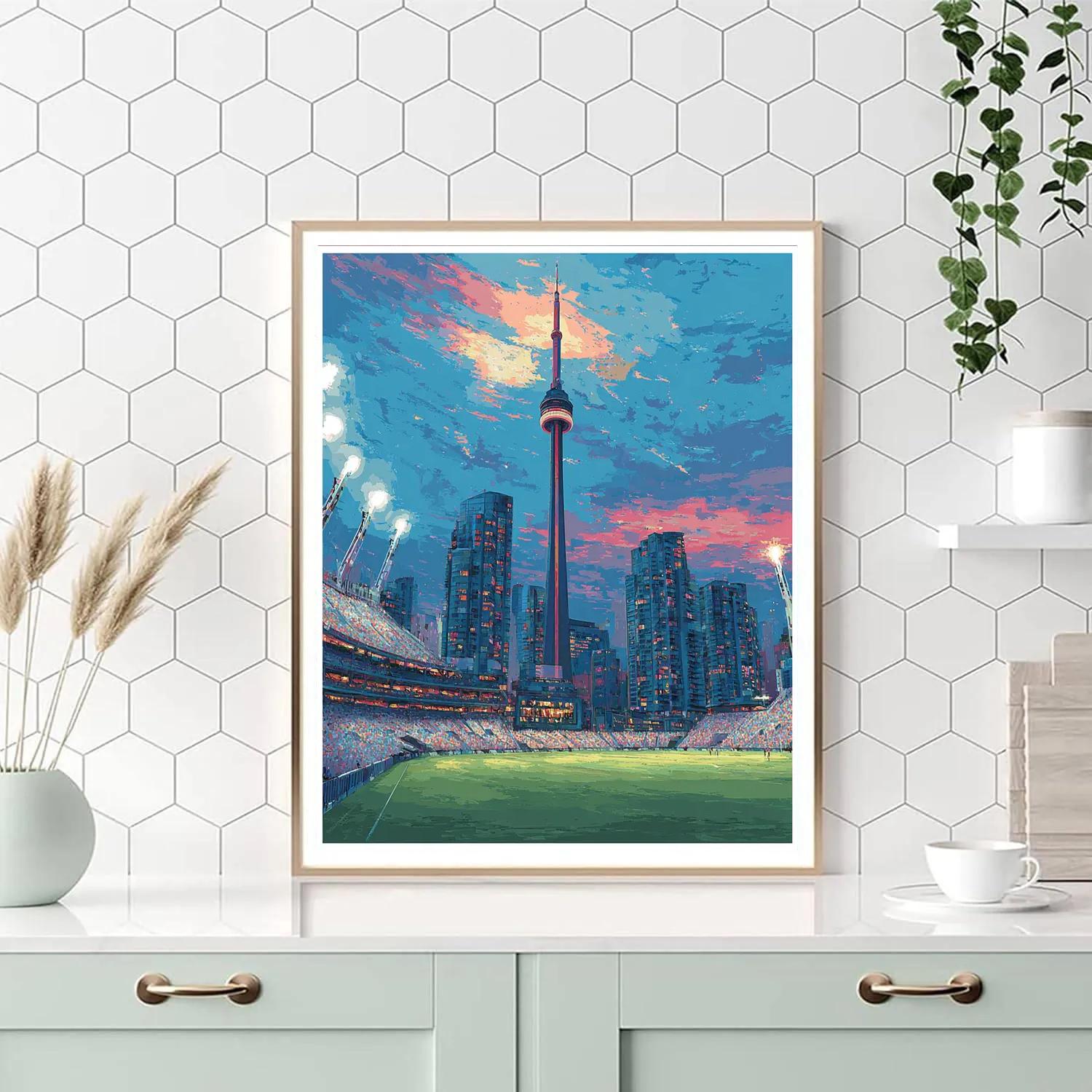 Toronto Fifa 2026 Glow Paint by numbers art