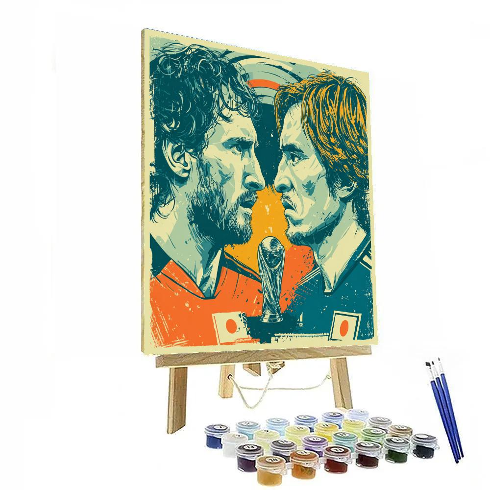 Fifa 2026 Netherlands Vs Japan paint by color