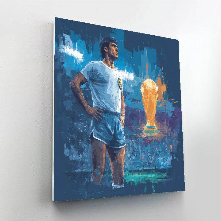 Haaland Fifa 2026 Ice painting number kit