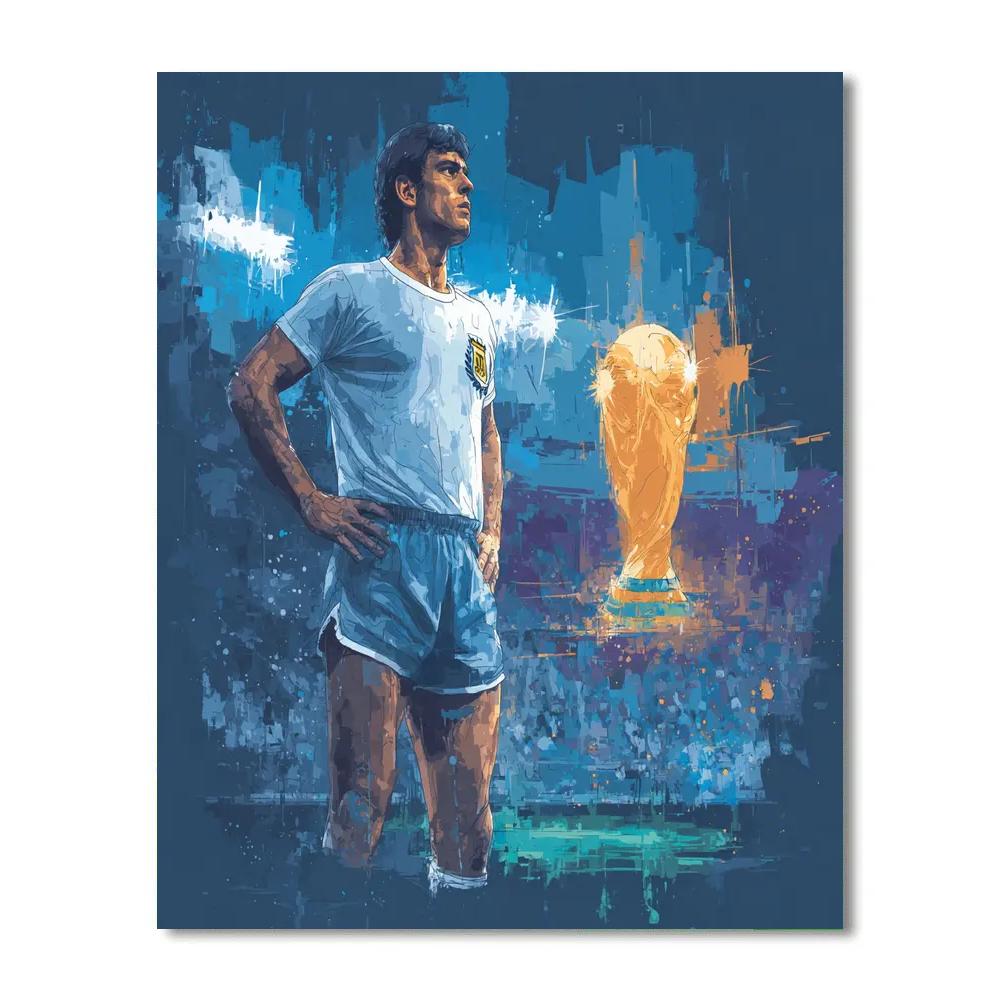 Haaland Fifa 2026 Ice painting number kit