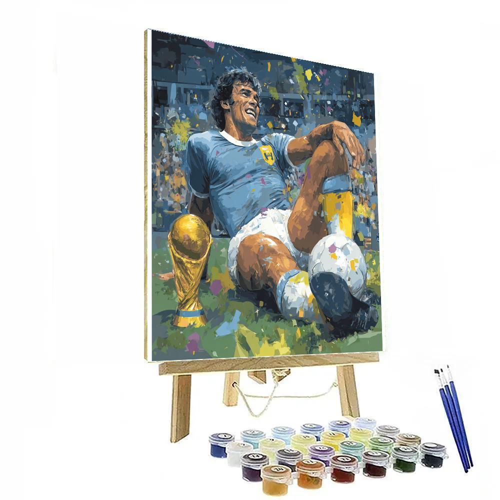 Ronaldinho Fifa 2026 Joy Paint by numbers art