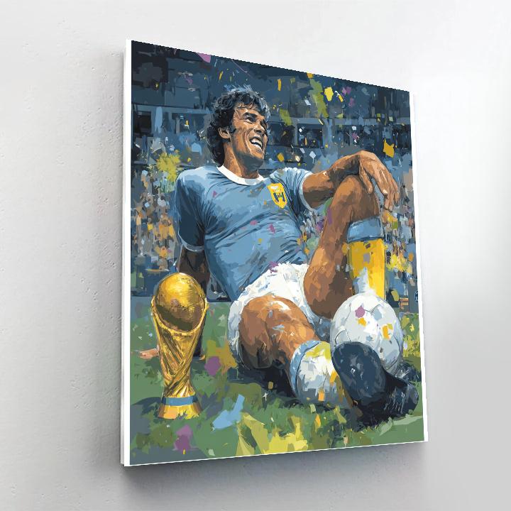Ronaldinho Fifa 2026 Joy Paint by numbers art