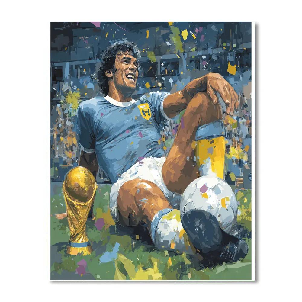 Ronaldinho Fifa 2026 Joy Paint by numbers art