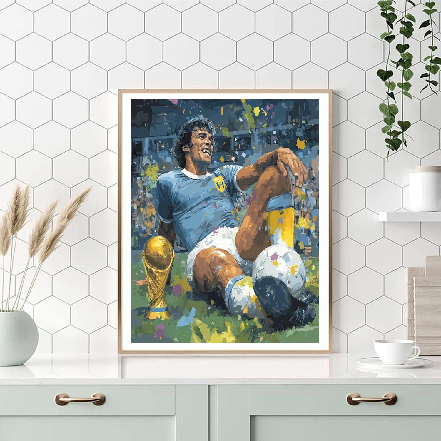 Ronaldinho Fifa 2026 Joy Paint by numbers art