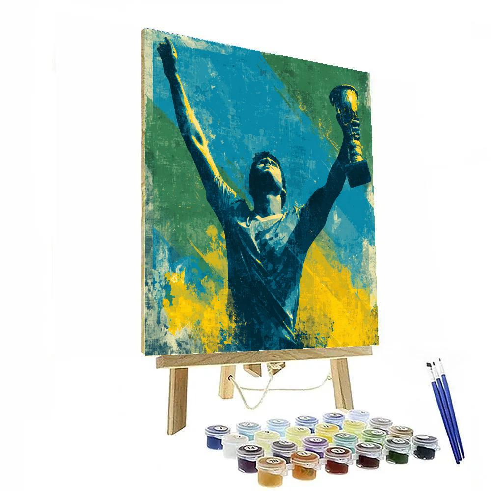 Curaçao Fifa 2026 Blue Numbered painting kits