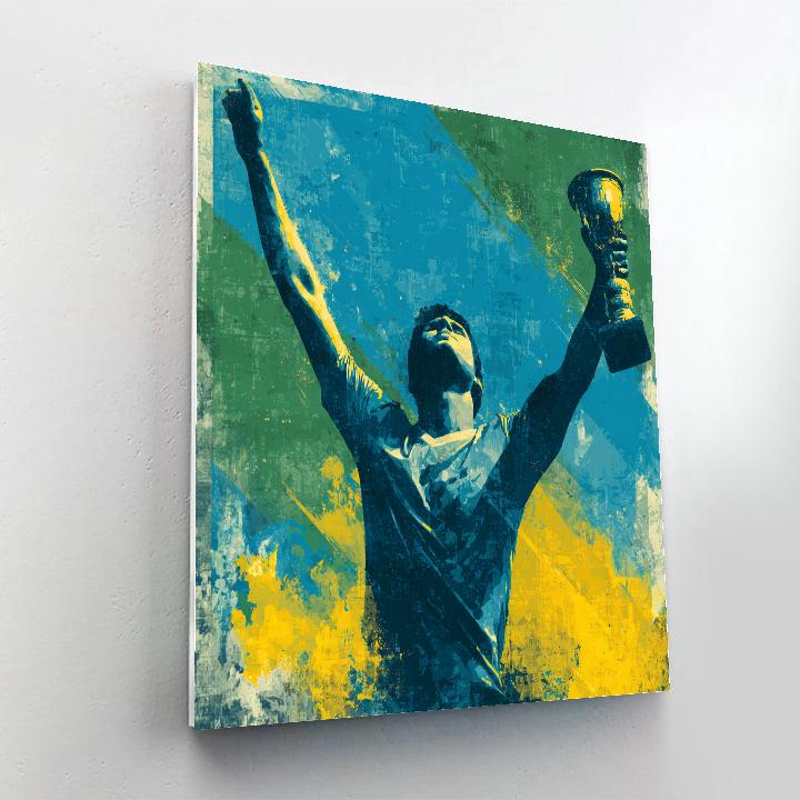 Curaçao Fifa 2026 Blue Numbered painting kits