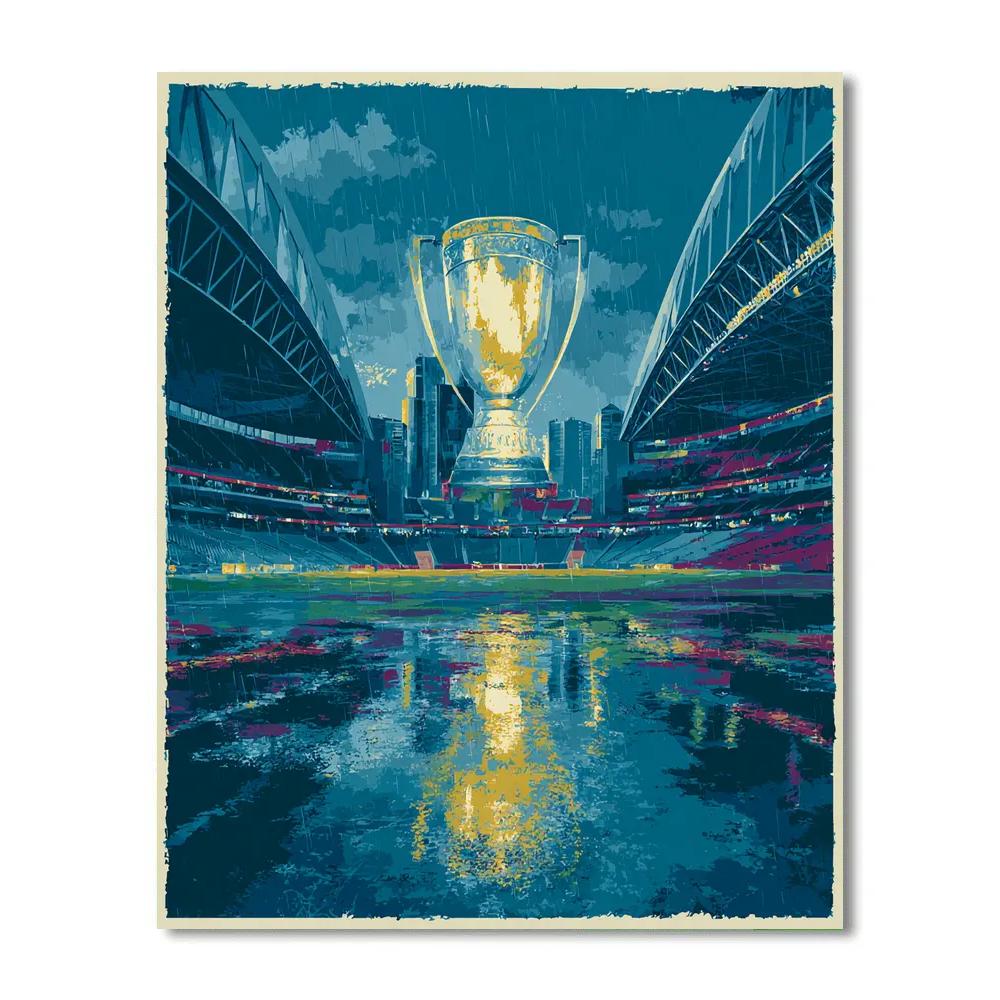 Seattle Fifa 2026 Rainlight Paint by numbers kits