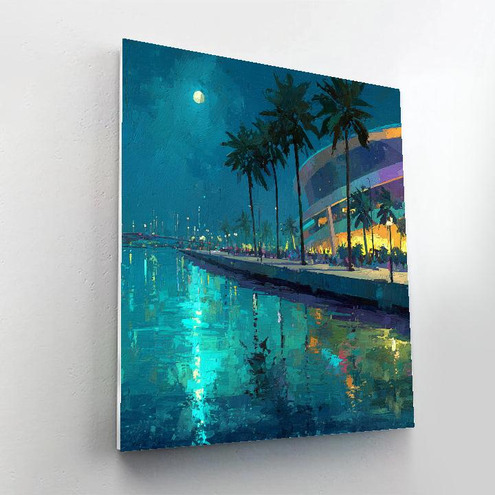 Miami Fifa 2026 Reflection Painting by numbers kit