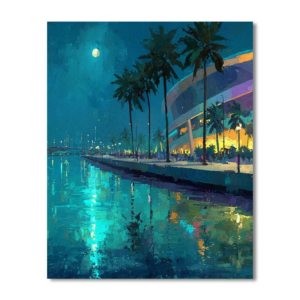 Miami Fifa 2026 Reflection Painting by numbers kit