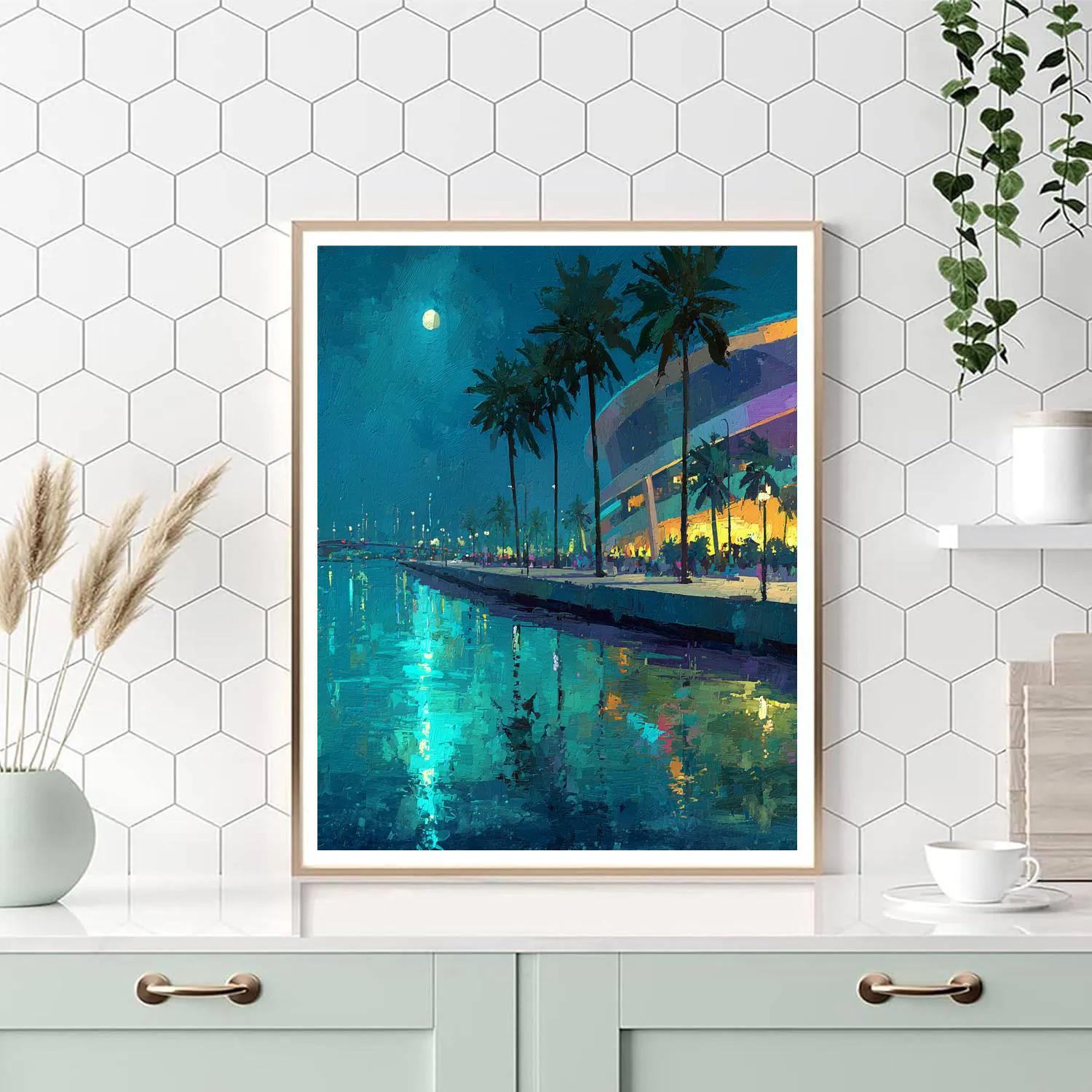Miami Fifa 2026 Reflection Painting by numbers kit