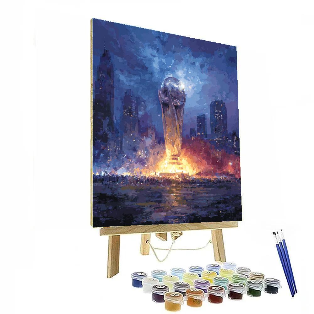 Fifa 2026 Final Glow Paint by numbers art