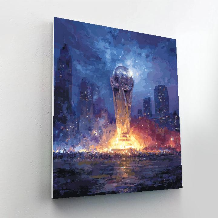 Fifa 2026 Final Glow Paint by numbers art