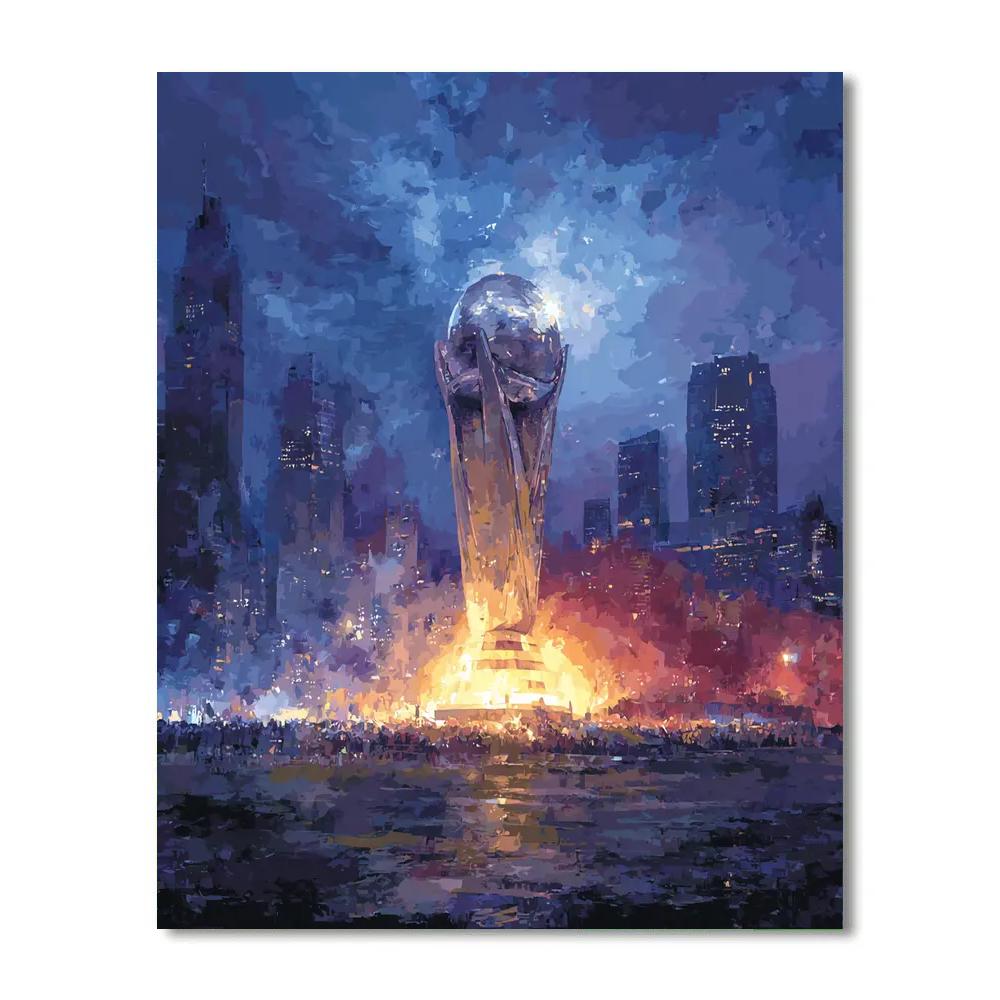 Fifa 2026 Final Glow Paint by numbers art