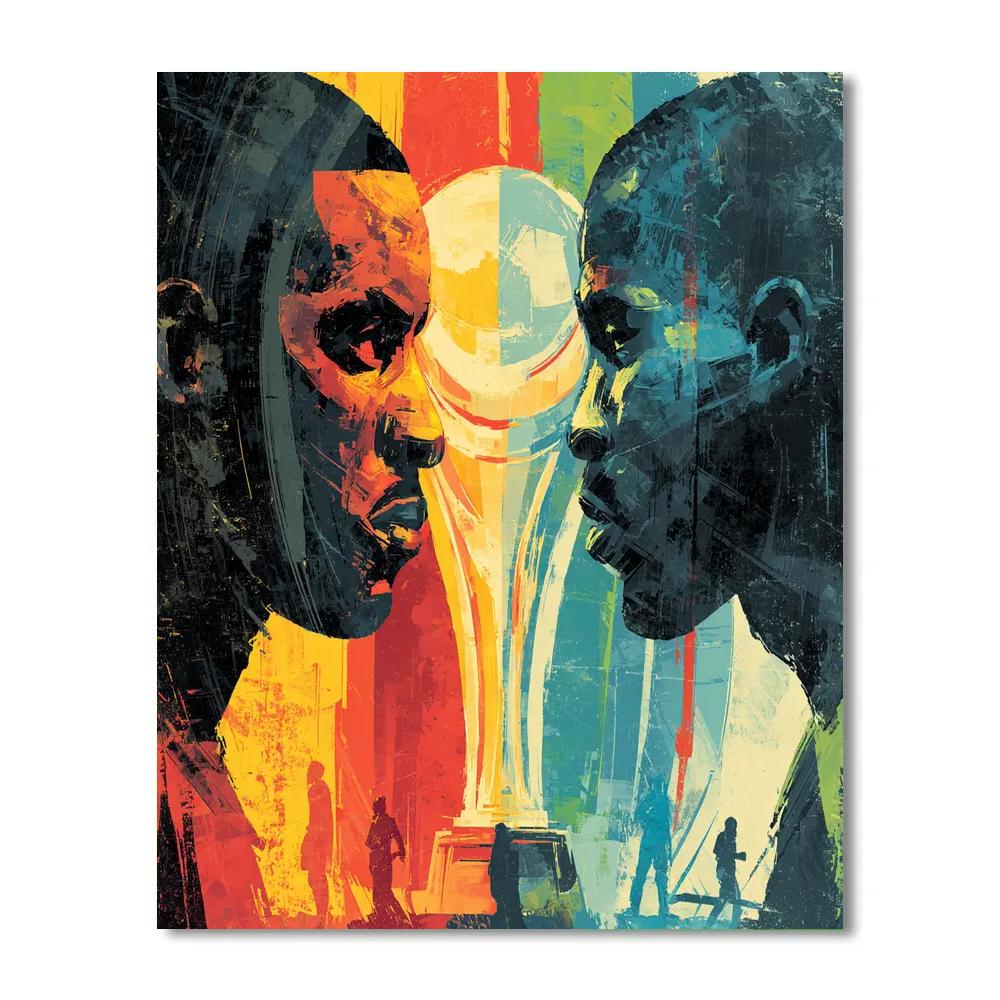Fifa 2026 Belgium Vs Egypt paint by numbers