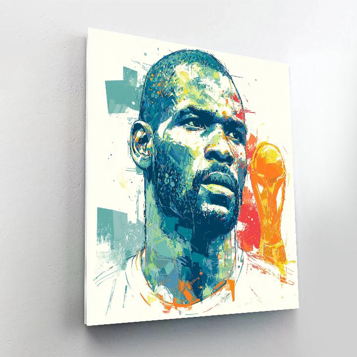 Drogba Fifa 2026 Power Paint by numbers art