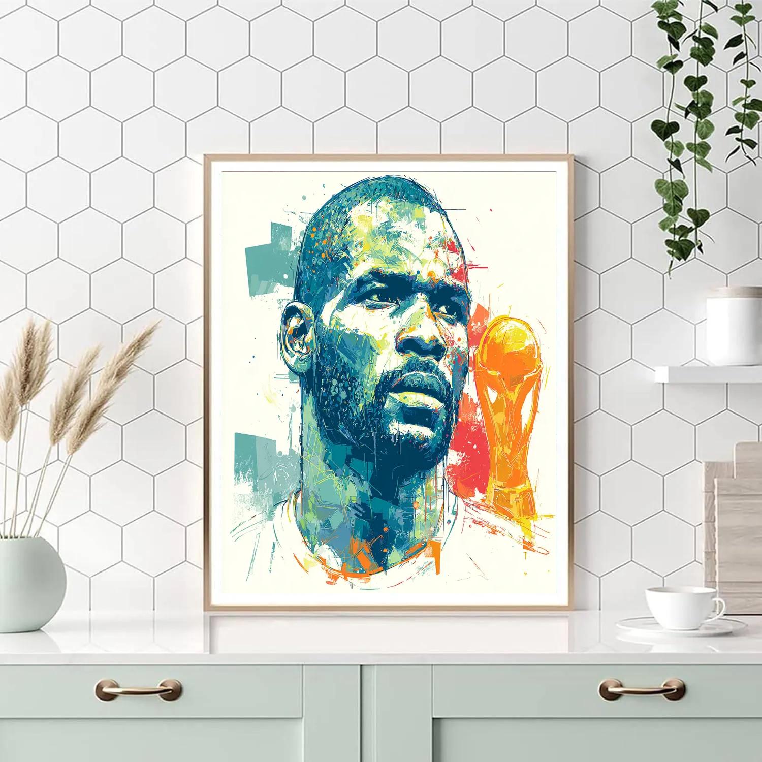Drogba Fifa 2026 Power Paint by numbers art