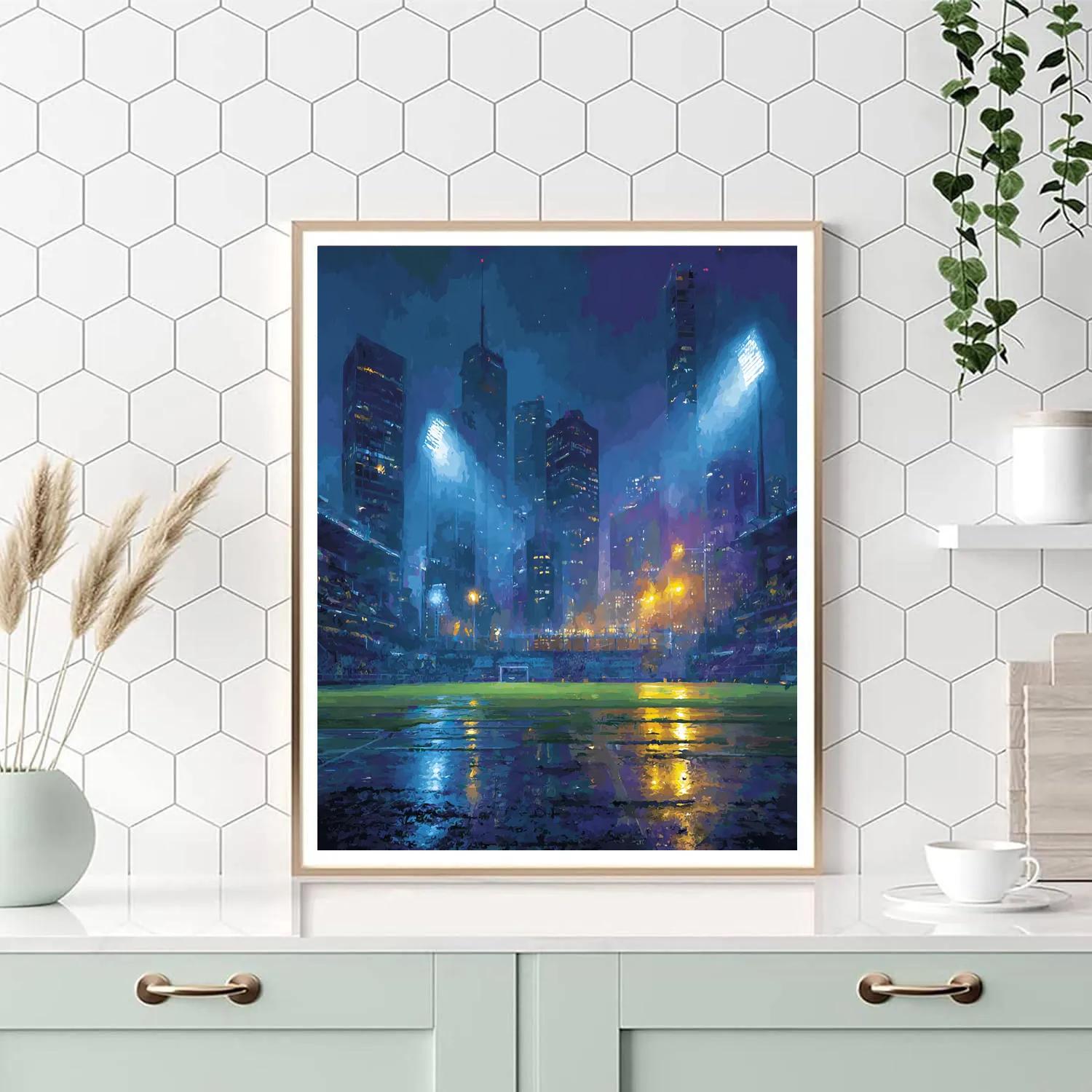 Seattle Fifa 2026 Rainlight paint by number