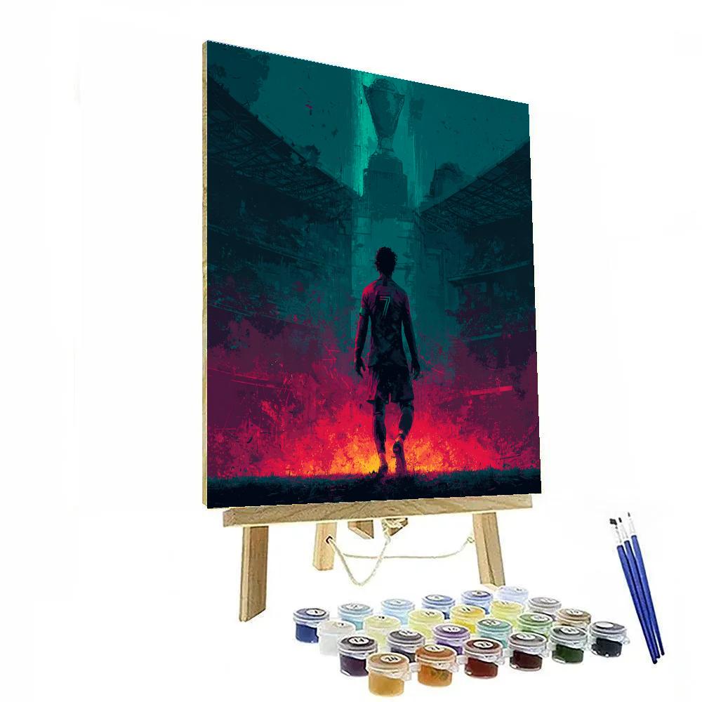 Portugal Fifa 2026 Night Number painting