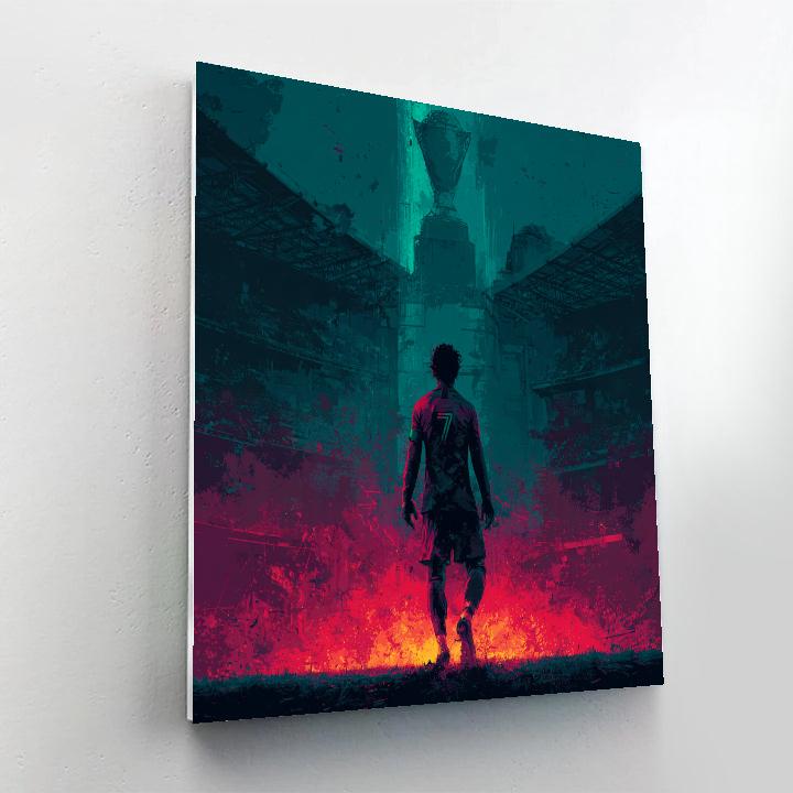 Portugal Fifa 2026 Night Number painting