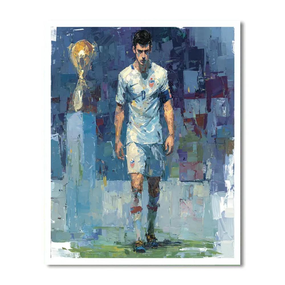 Fifa 2026 Haaland Ice Numbered painting kits