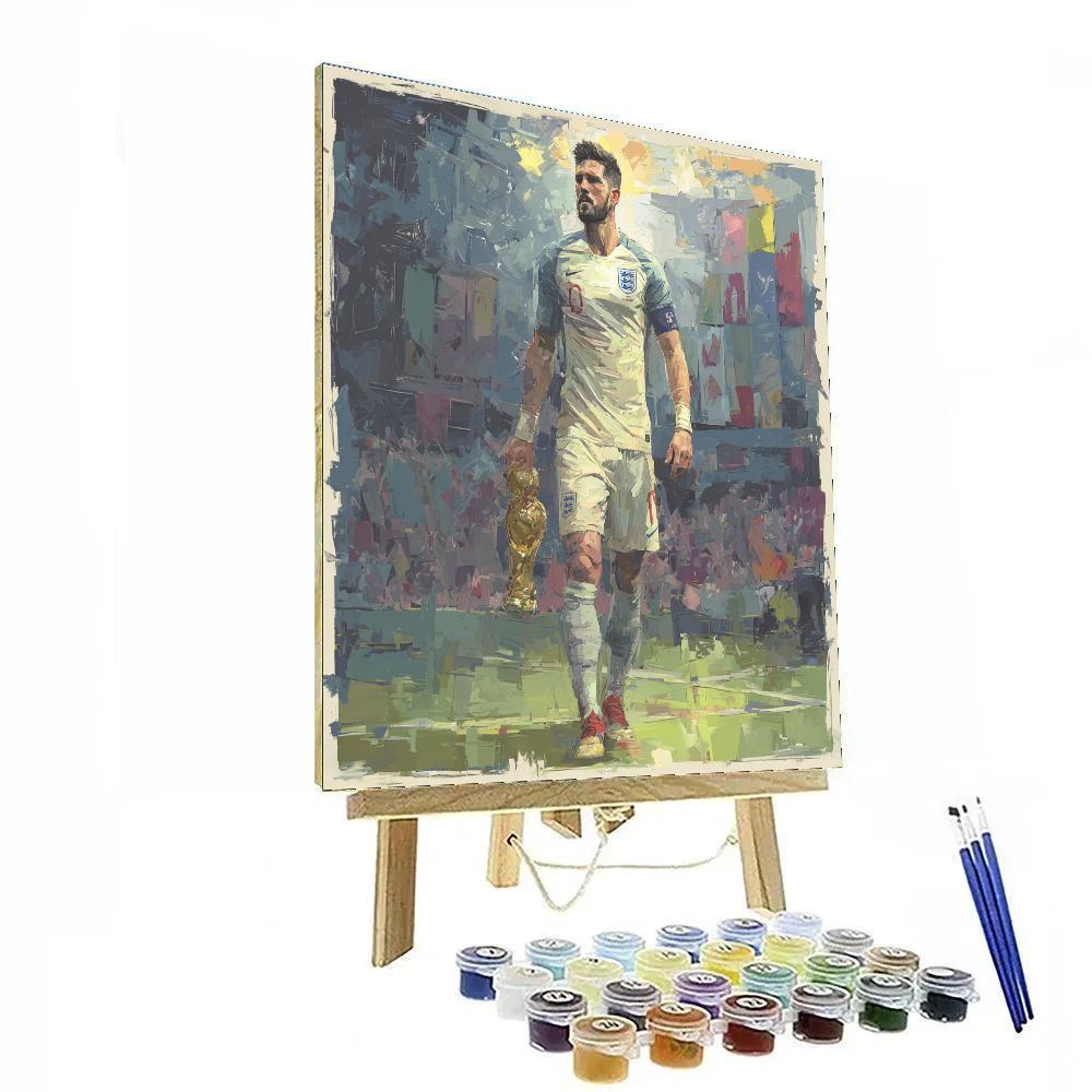 Bellingham Fifa 2026 Gold Painting by numbers kit