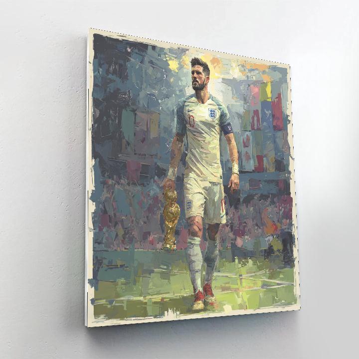 Bellingham Fifa 2026 Gold Painting by numbers kit
