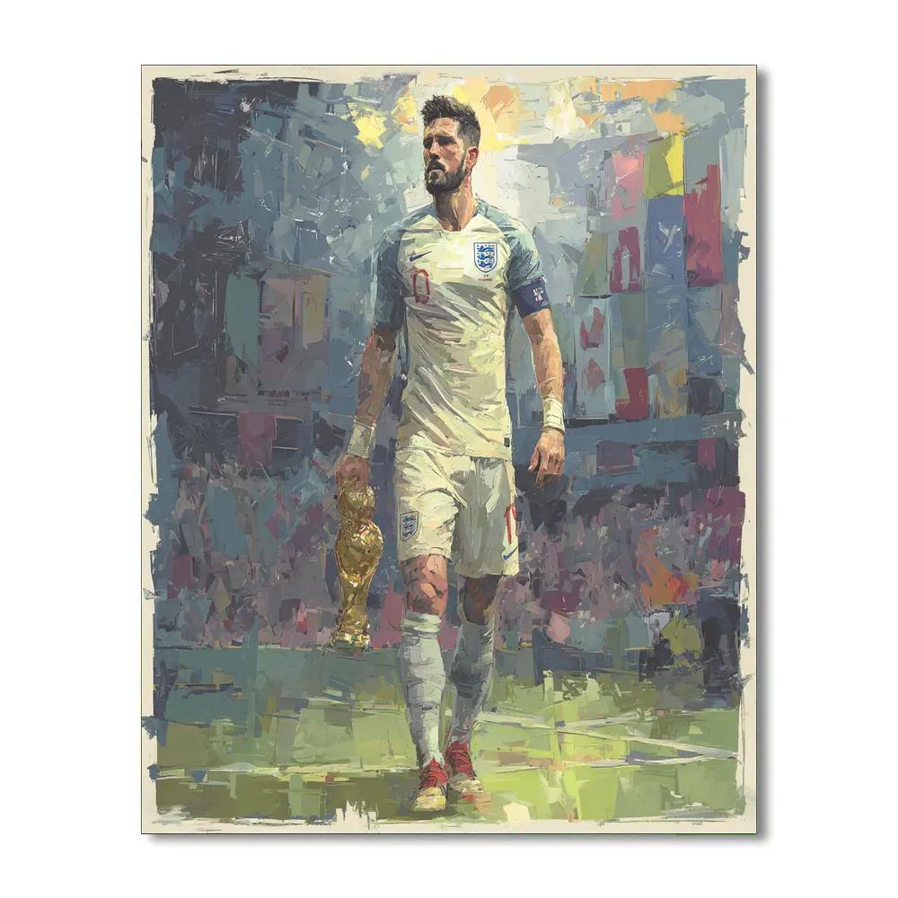Bellingham Fifa 2026 Gold Painting by numbers kit