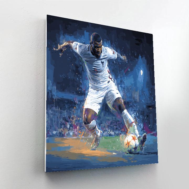 Mitoma Fifa 2026 Blue DIY paint by numbers